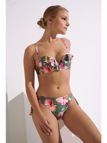 Lisca Biustonosz bikini w kolorze jasnoróżowo-oliwkowozielonym