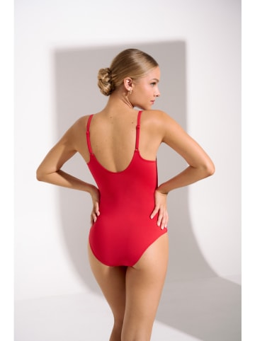 Lisca Badeanzug in Rot/ Weiß