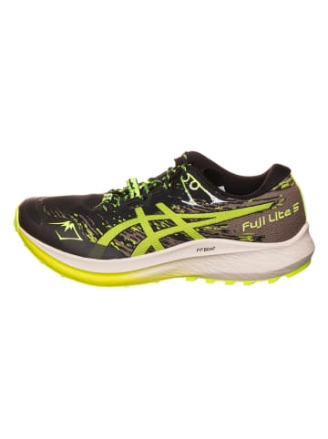 asics Laufschuhe "Fuji Lite 5" in Schwarz/ Grün