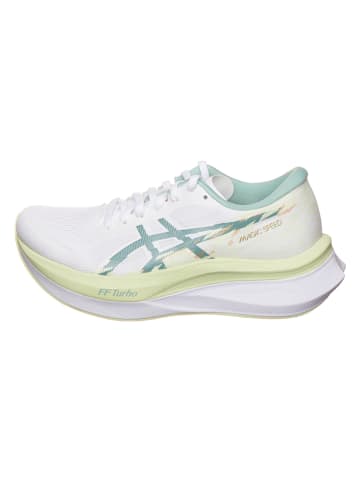 asics Laufschuhe "Magic Speed 4" in Weiß/ Grün