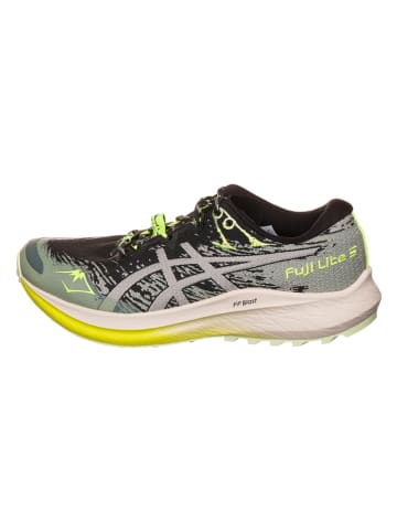 asics Buty "Fuji Lite 5" w kolorze zielonym do biegania