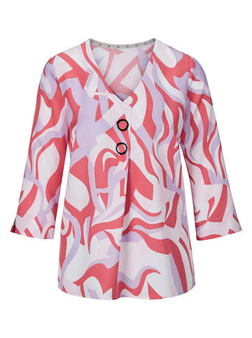 WITT WEIDEN Blouse lichtrood/paars/wit