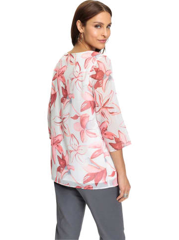 WITT WEIDEN Blouse lichtrood/wit
