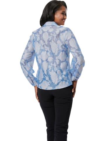 WITT WEIDEN Bluse in Hellblau/ Creme