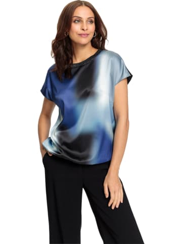 WITT WEIDEN Bluse in Blau/ Schwarz