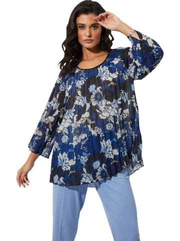 WITT WEIDEN Bluse in Blau/ Weiß/ Schwarz