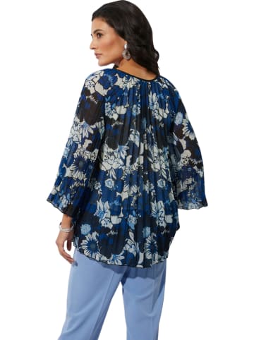 WITT WEIDEN Bluse in Blau/ Weiß/ Schwarz