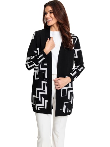 WITT WEIDEN Cardigan in Schwarz/ Weiß