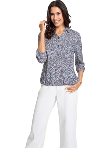 WITT WEIDEN Bluse in Blau/ Creme