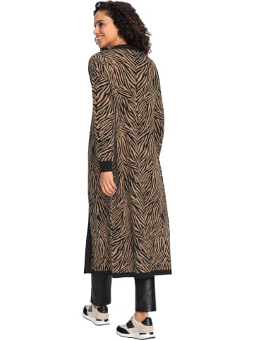 WITT WEIDEN Cardigan in Hellbraun/ Schwarz