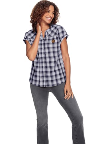 WITT WEIDEN Blouse donkerblauw/wit
