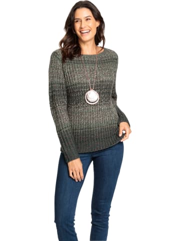 WITT WEIDEN Pullover in Dunkelgrün/ Anthrazit