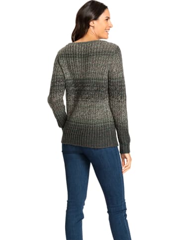 WITT WEIDEN Pullover in Dunkelgrün/ Anthrazit