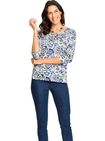 WITT WEIDEN Longsleeve crème/blauw