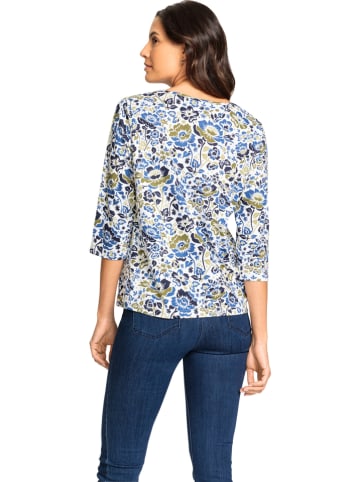 WITT WEIDEN Longsleeve crème/blauw