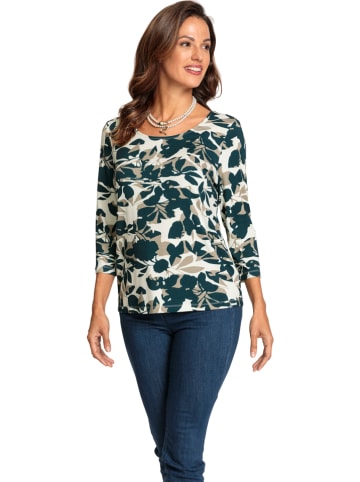 WITT WEIDEN Longsleeve in Creme/ Dunkelblau