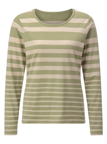 WITT WEIDEN Longsleeve in Grün/ Beige