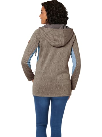 WITT WEIDEN Fleecejacke in Braun/ Beige