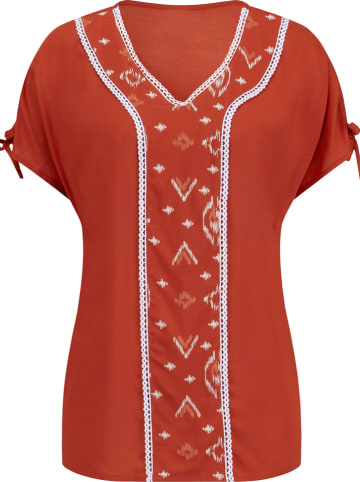 WITT WEIDEN Bluse in Orange/ Weiß