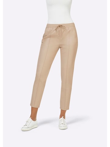 WITT WEIDEN Kunstlederhose in Beige
