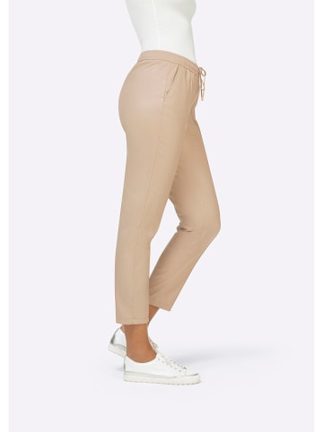 WITT WEIDEN Kunstlederhose in Beige