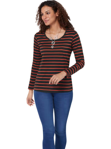 WITT WEIDEN Shirt zwart/rood