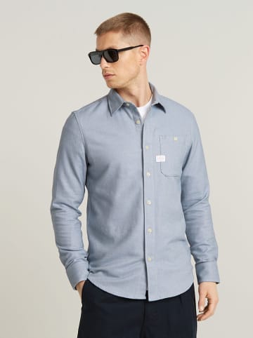 G-Star Blouse - slim fit - lichtblauw