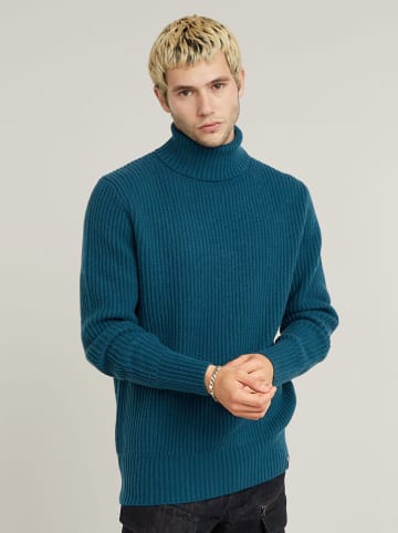 G-Star Rollkragenpullover in Blau
