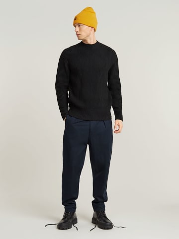 G-Star Spodnie chino - Tapered fit - w kolorze granatowym