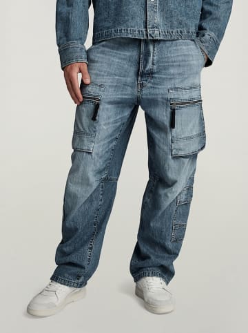 G-Star Bojówki dżinsowe - Relaxed fit - w kolorze niebieskim