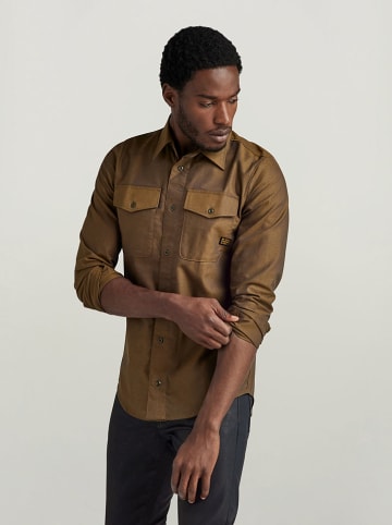G-Star Blouse - slim fit - lichtbruin