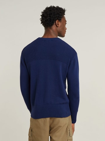 G-Star Sweter w kolorze granatowym