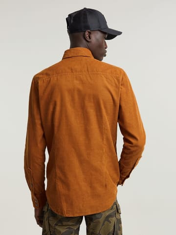 G-Star Koszula - Slim fit - w kolorze pomarańczowym