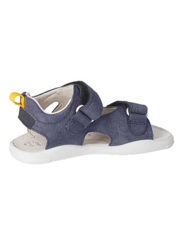 Ricosta Leren barefootschoenen donkerblauw