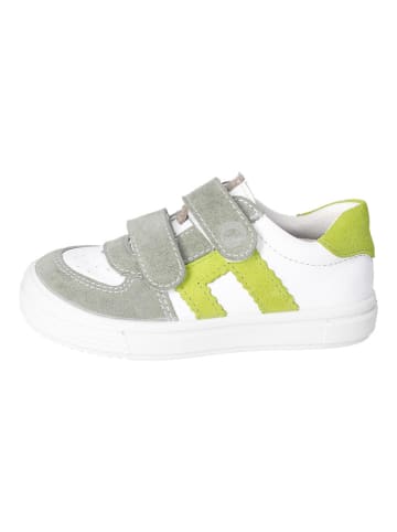 Ricosta Leder-Sneakers in Grau/ Gelb