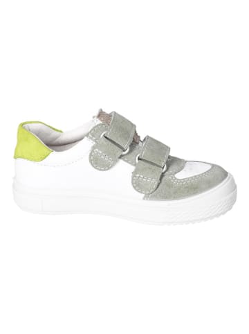 Ricosta Skórzane sneakersy w kolorze szaro-żółtym