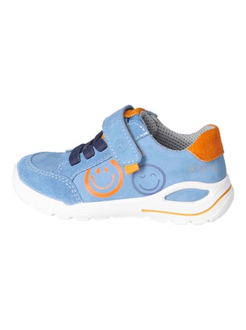 Ricosta Skórzane sneakersy w kolorze niebiesko-pomarańczowym