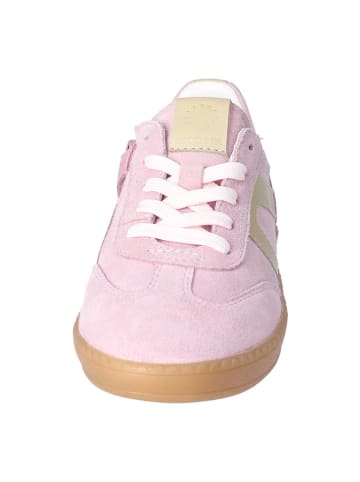 Ricosta Leren sneakers lichtroze