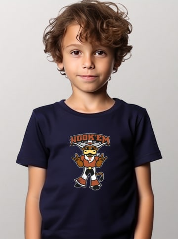 American Universities Shirt "Hook em" in Dunkelblau
