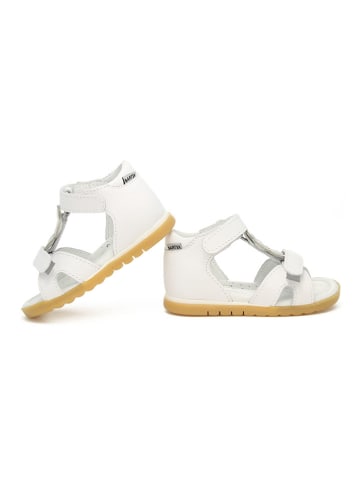 Bartek Leder-Sandalen in Weiß