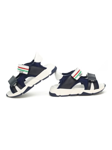 Bartek Leren sandalen donkerblauw