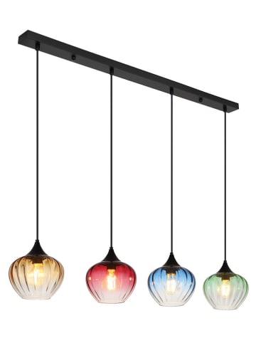 Globo lighting Hängeleuchte "Sander" in Bunt - (B)111 x (H)120 x (T)18 cm