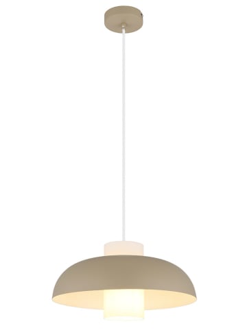 Globo lighting Hängeleuchte "Lowe" in Beige - (H)120 x Ø 38 cm