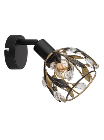 Globo lighting Lampa ścienna "Mika" w kolorze złoto-czarnym - 12 x 16 cm