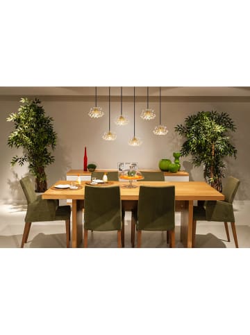 Globo lighting LED-Hängeleuchte "Fiore" in Schwarz/ Gold - (B)77,5 x (H)120 x (T)24 cm