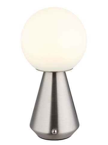 Globo lighting LED-Tischleuchte "Sora" in Silber - (H)23,5 x Ø 12 cm