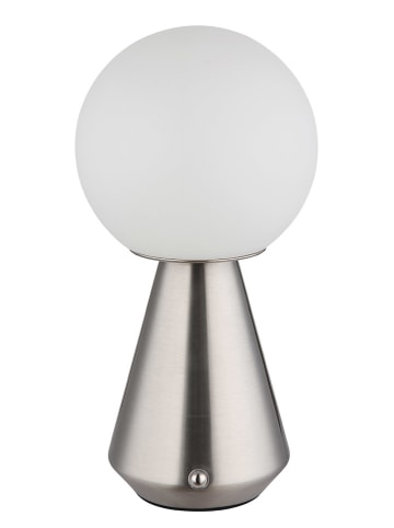 Globo lighting Lampa stołowa LED "Sora" w kolorze srebrnym - wys. 23,5 x Ø 12 cm