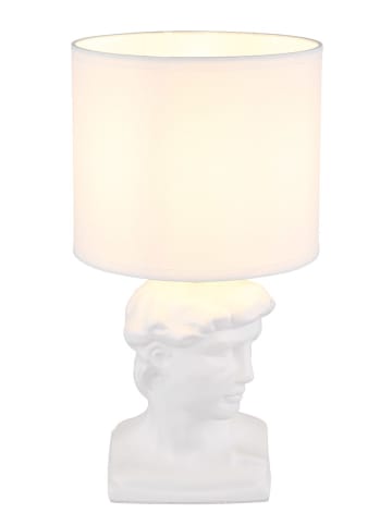 Globo lighting Tischleuchte "Hermes" in Weiß - (H)33 x Ø 17,5 cm 