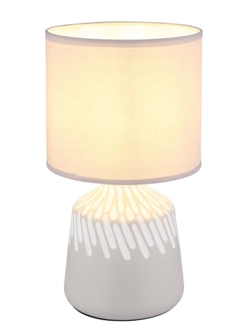 Globo lighting Tafellamp "Rela" lichtgrijs - (H)31,5 x Ø 17,5 cm