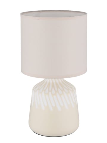 Globo lighting Tischleuchte "Rela" in Creme - (H)31,5 x Ø 17,5 cm